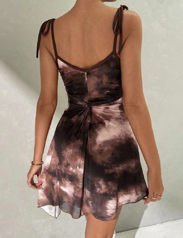 Rochie scurta SHEIN, maro