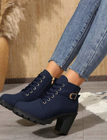 Botine SHEIN, bleumarin