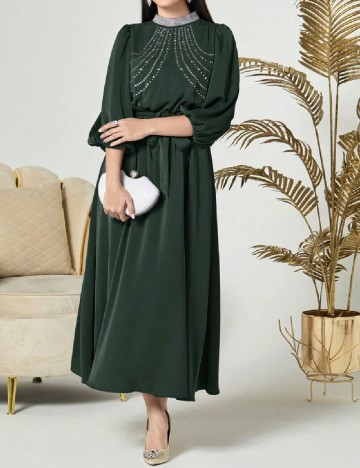 Rochie lunga SHEIN, verde