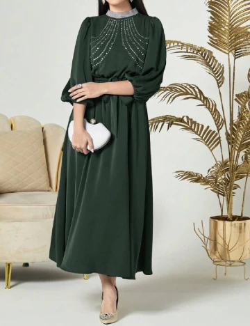 Rochie lunga SHEIN, verde