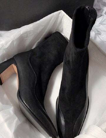 Botine SHEIN, negru