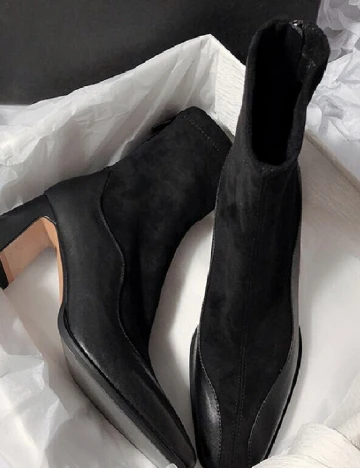 Botine SHEIN, negru