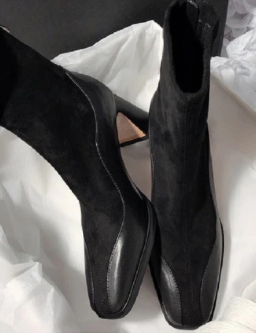 Botine SHEIN, negru