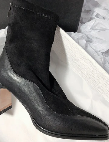 Botine SHEIN, negru