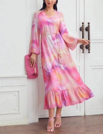 Rochie medie MOTF, mix culori Mix culori