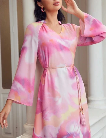 Rochie medie MOTF, mix culori Mix culori