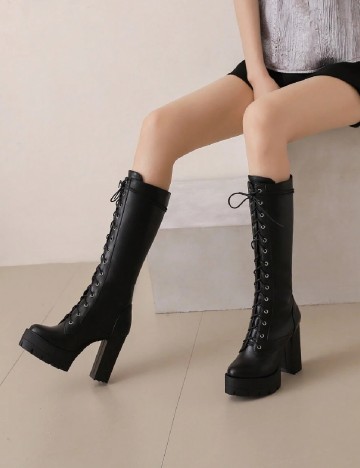 
						Cizme SHEIN, negru