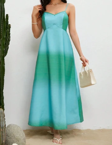 Rochie lunga SHEIN, albastru