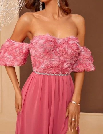 Rochie lunga SHEIN, roz Roz
