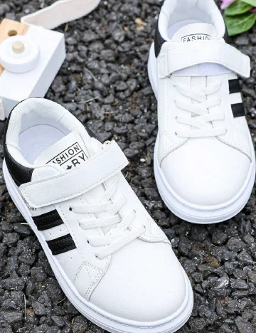 Adidasi Shein Kids, alb