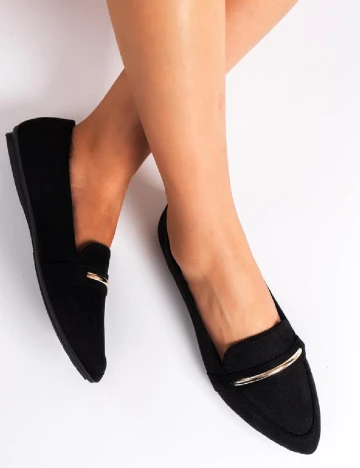 Balerini SHEIN, negru Negru
