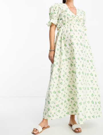 Rochie lunga Asos Maternity, floral print