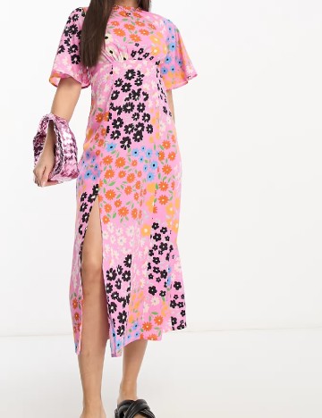 Rochie medie Influence, floral print