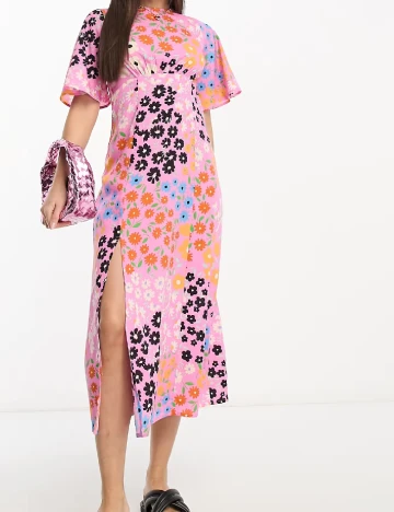 Rochie medie Influence, floral print