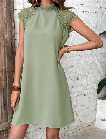 Rochie scurta SHEIN, verde