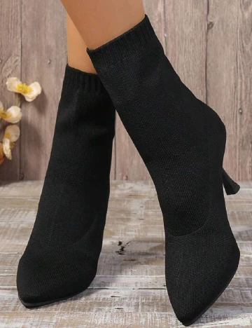 Botine SHEIN, negru