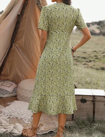 Rochie medie SHEIN, verde