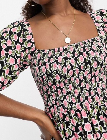 Rochie scurta Miss Selfridge, floral print