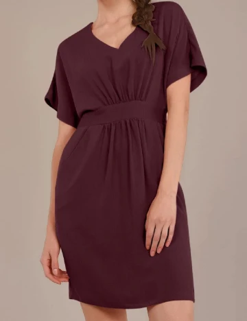 Rochie scurta Closet London, visiniu Rosu