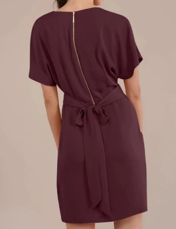 Rochie scurta Closet London, visiniu Rosu
