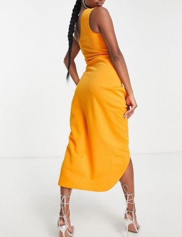 Rochie medie ASOS, portocaliu