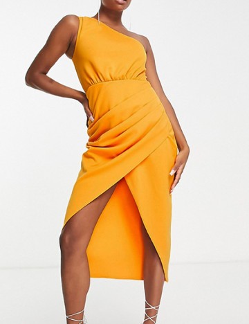 Rochie medie ASOS, portocaliu