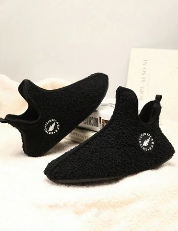 Papuci de Casa SHEIN, negru Negru