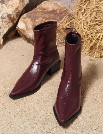 Botine SHEIN, visiniu