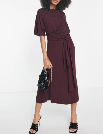 Rochie medie ASOS, visiniu