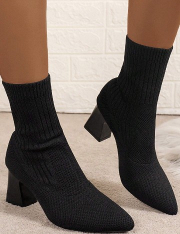 
						Botine SHEIN, negru