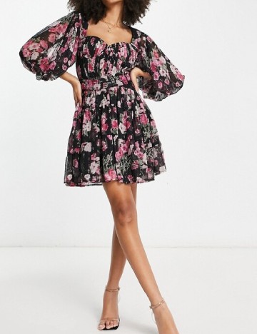 
						Rochie scurta ASOS, floral print