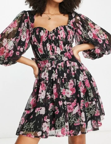 Rochie scurta ASOS, floral print