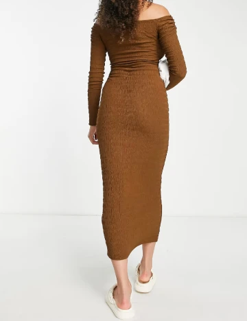 Rochie medie ASOS, maro