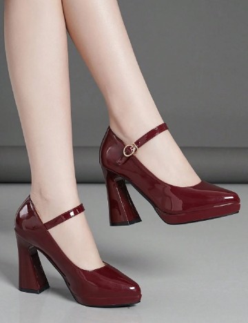 Pantofi SHEIN, rosu