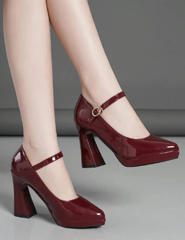 Pantofi SHEIN, rosu