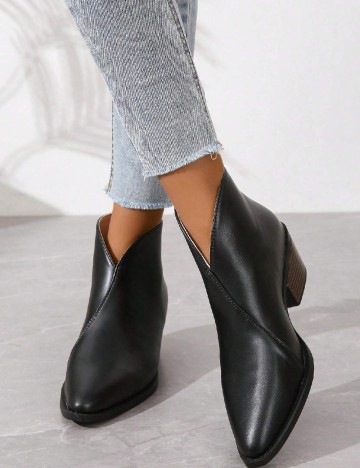 Botine SHEIN, negru