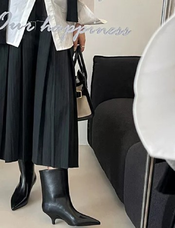 Botine SHEIN, negru