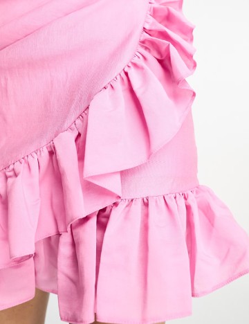 Rochie scurta ASOS, roz