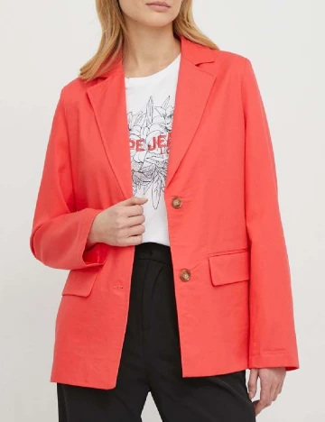 Sacou Pepe Jeans, rosu Rosu