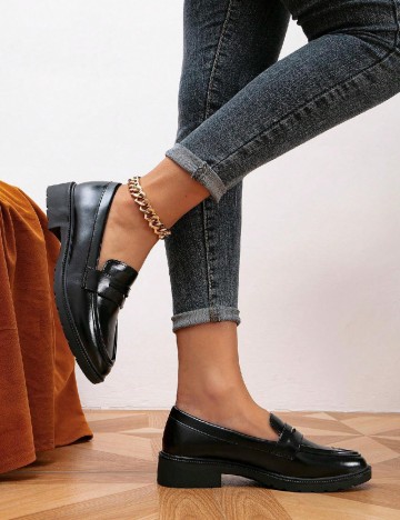 Mocasini SHEIN, negru