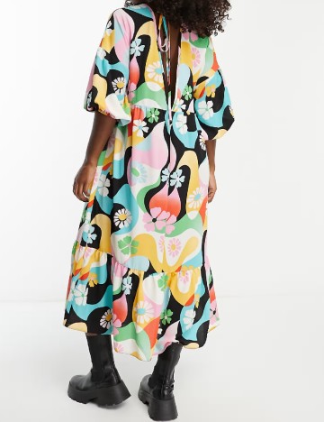 Rochie medie ASOS, mix culori