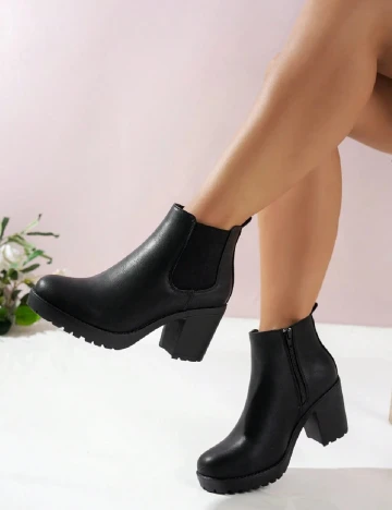 Botine SHEIN, negru