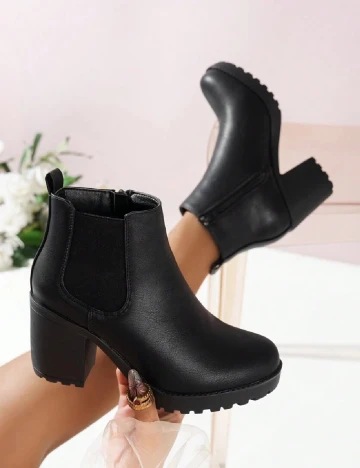 Botine SHEIN, negru