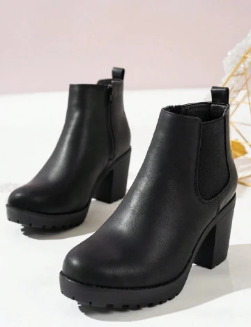 Botine SHEIN, negru