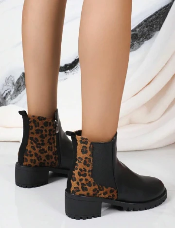 Botine SHEIN, negru Negru