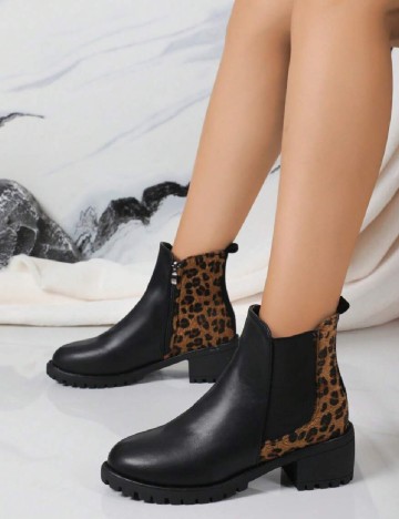 Botine SHEIN, negru