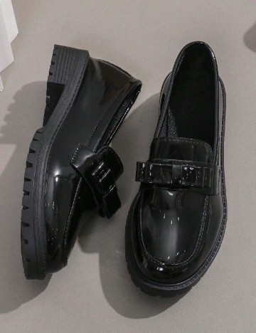
						Mocasini SHEIN, negru