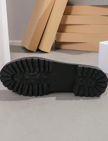 Mocasini SHEIN, negru Negru