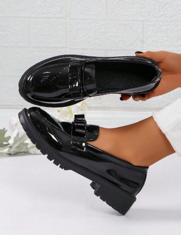 Mocasini SHEIN, negru