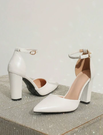 Pantofi SHEIN, alb